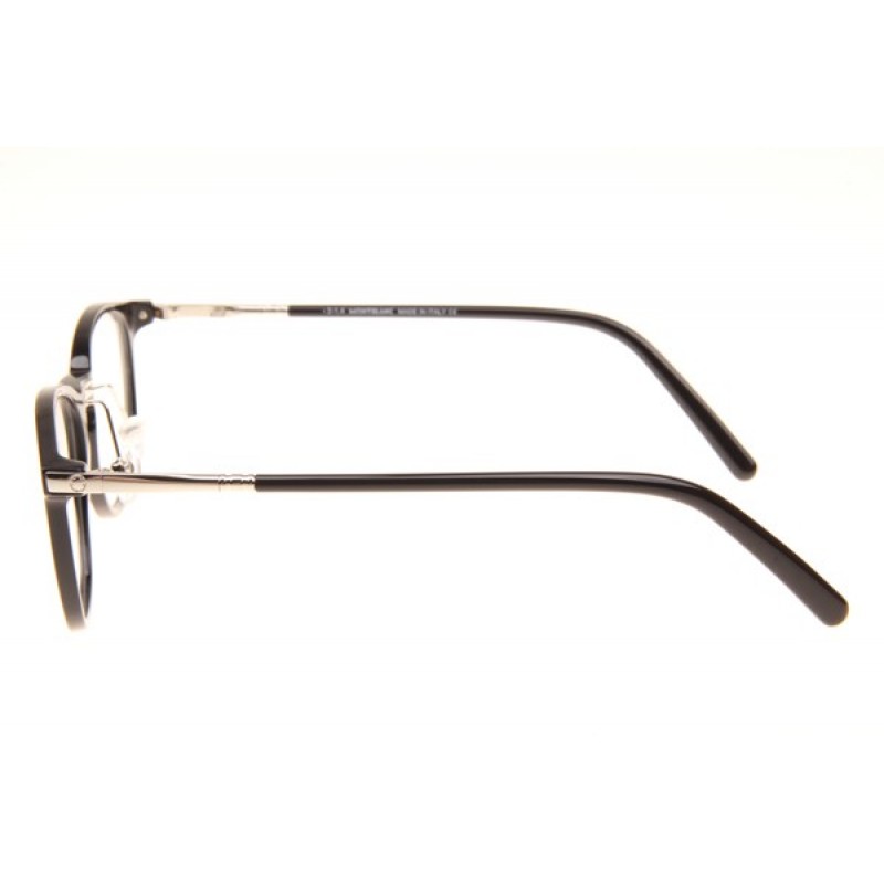 Mont Blanc MB574-D Eyeglasses In Black Silver