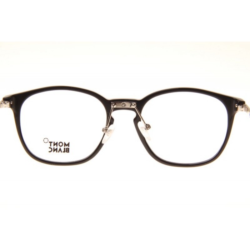 Mont Blanc MB574-D Eyeglasses In Black Silver