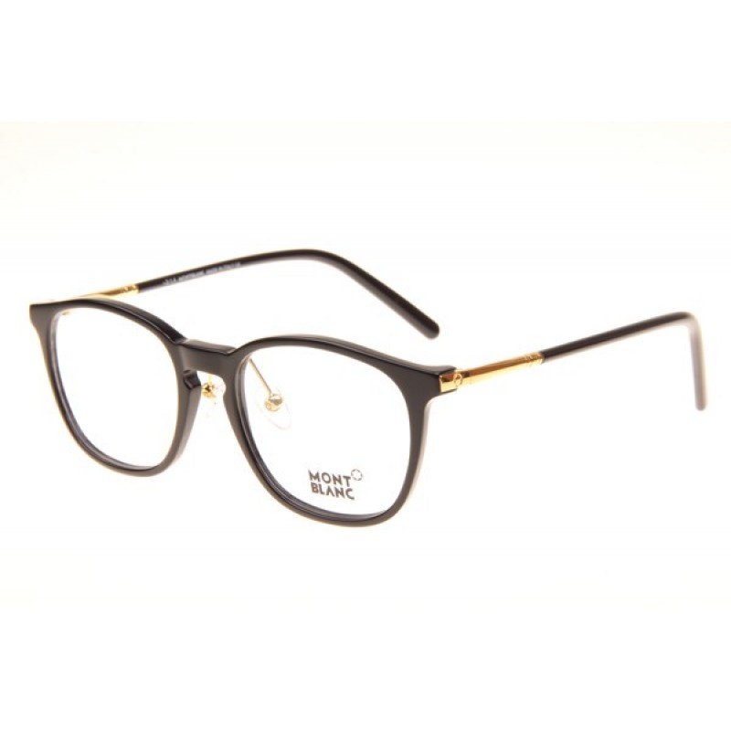 Mont Blanc MB574-D Eyeglasses In Black Gold