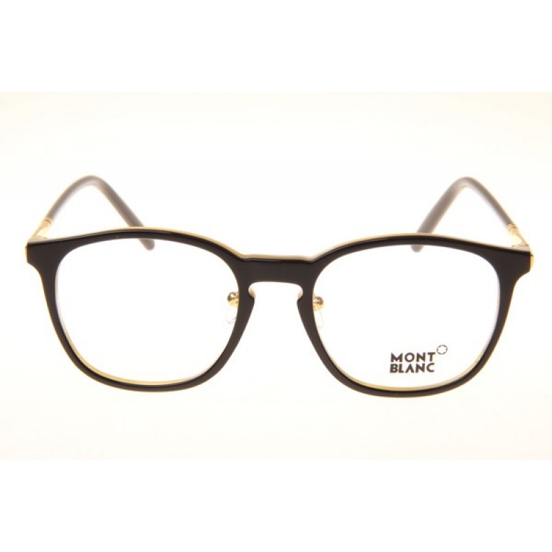 Mont Blanc MB574-D Eyeglasses In Black Brown