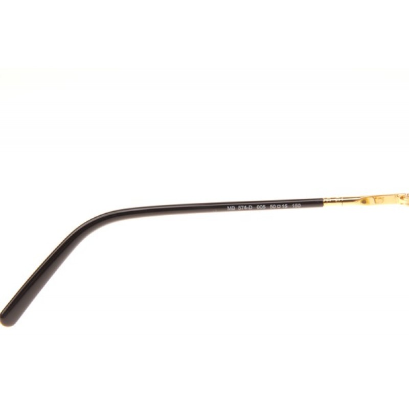 Mont Blanc MB574-D Eyeglasses In Black Brown