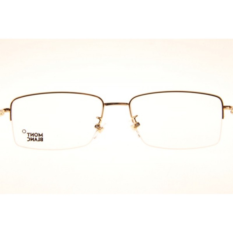 Mont Blanc MB067S Eyeglasses In Gold Tortoise