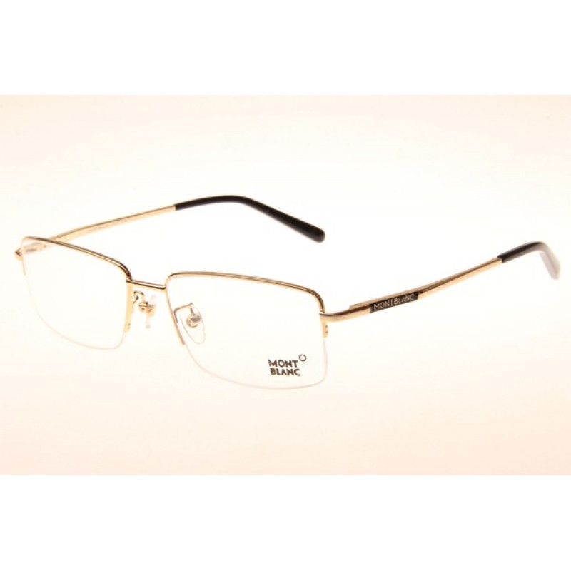 Mont Blanc MB067S Eyeglasses In Gold Black