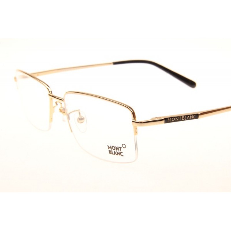 Mont Blanc MB067S Eyeglasses In Gold Black