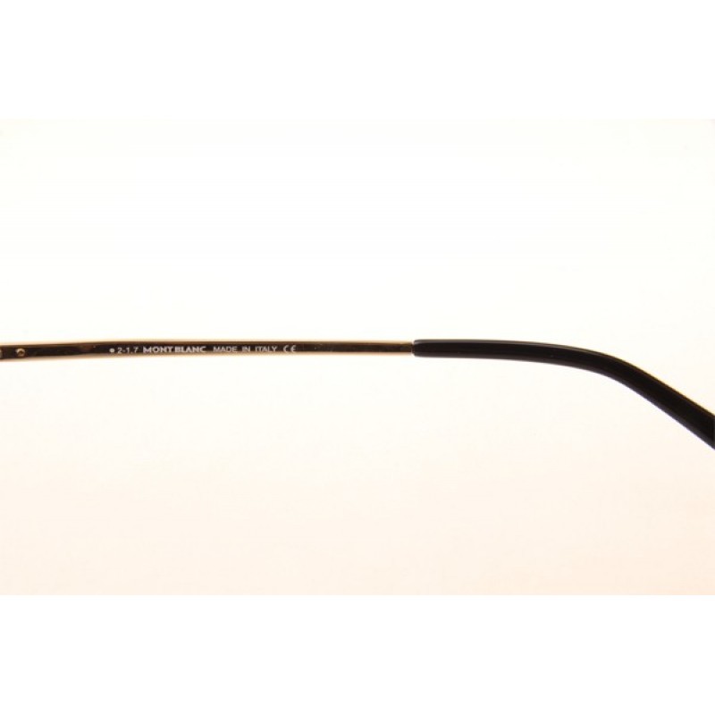 Mont Blanc MB067S Eyeglasses In Gold Black