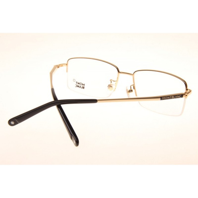 Mont Blanc MB067S Eyeglasses In Gold Black