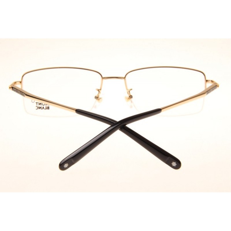 Mont Blanc MB067S Eyeglasses In Gold Black