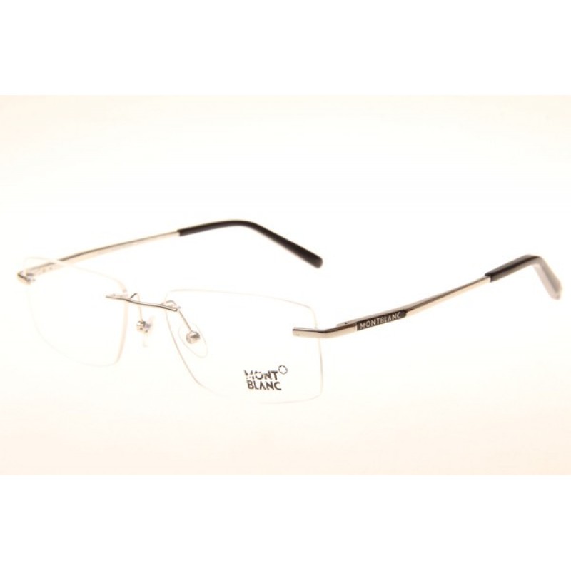 Mont Blanc MB670 Eyeglasses In Silver