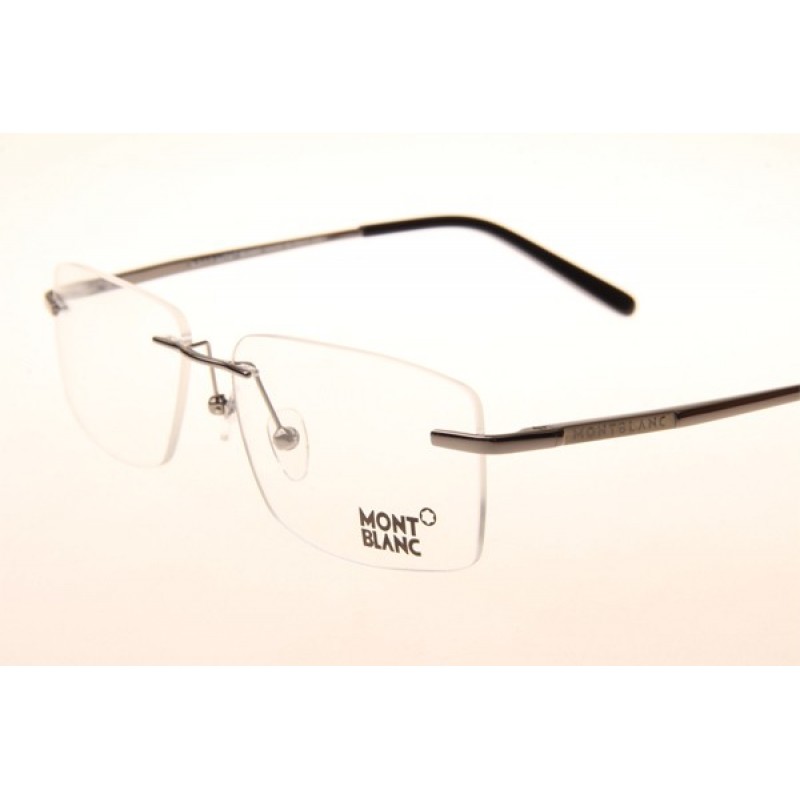 Mont Blanc MB670 Eyeglasses In Gunmetal