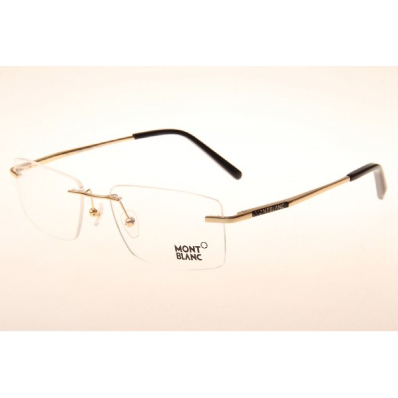 Mont Blanc MB670 Eyeglasses In Gold