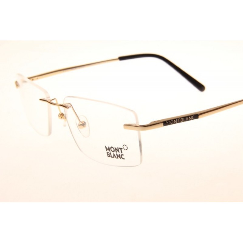 Mont Blanc MB670 Eyeglasses In Gold