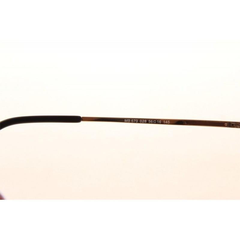 Mont Blanc MB670 Eyeglasses In Gold