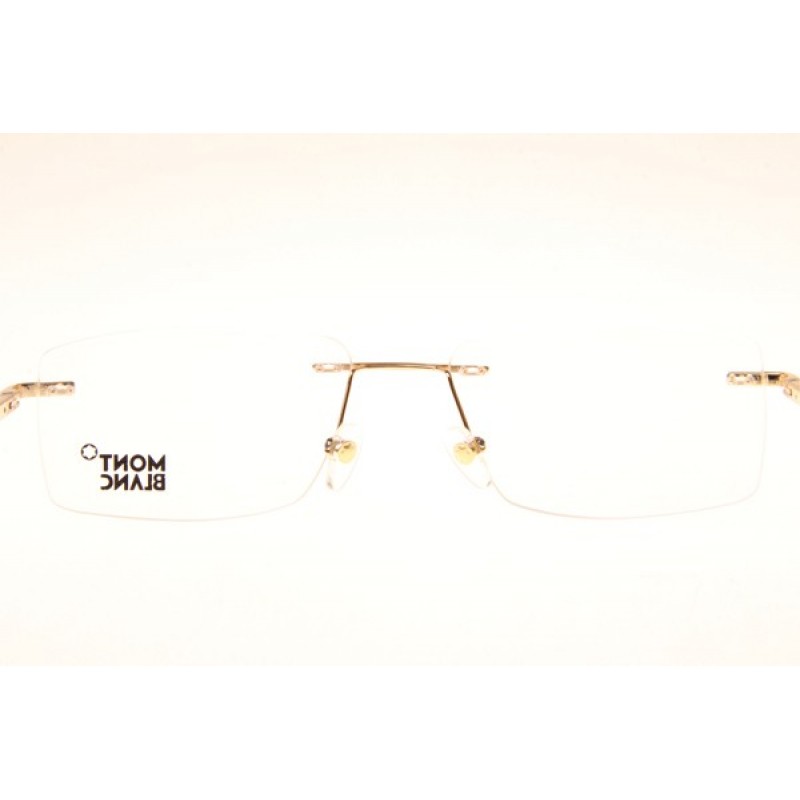 Mont Blanc MB670 Eyeglasses In Gold