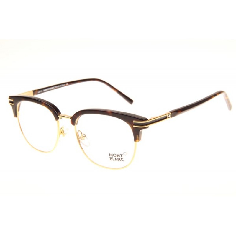 Mont Blanc MB701S Eyeglasses In Tortoise Gold