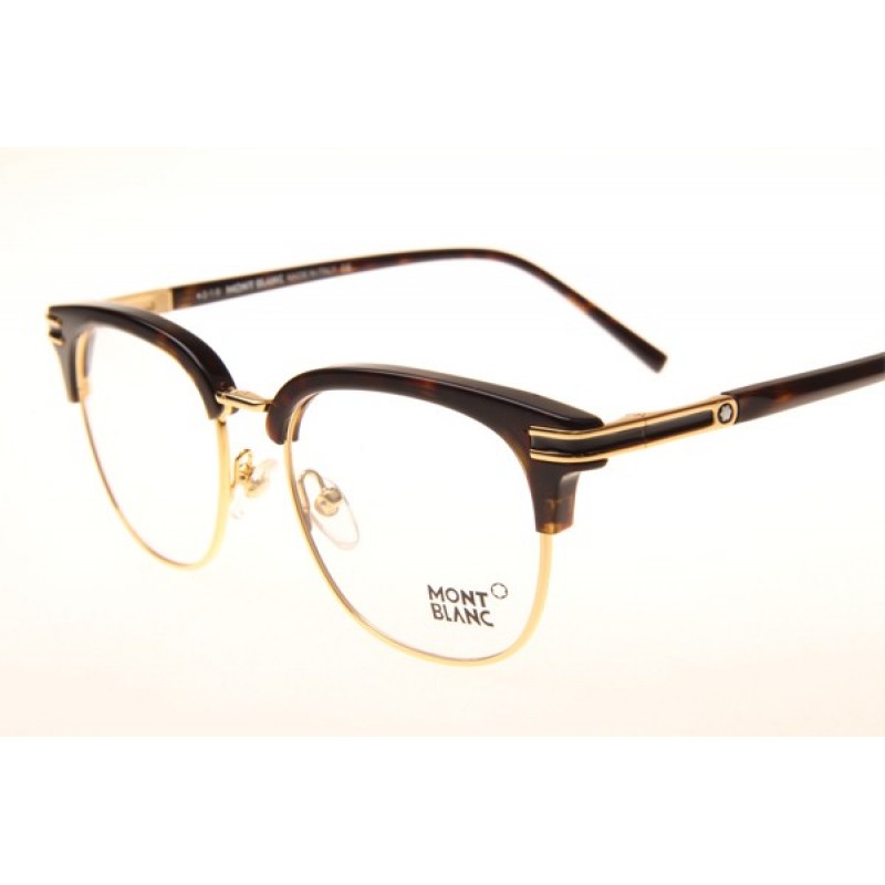 Mont Blanc MB701S Eyeglasses In Tortoise Gold