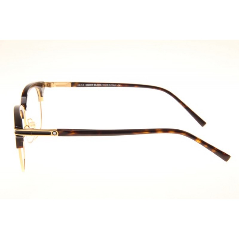 Mont Blanc MB701S Eyeglasses In Tortoise Gold