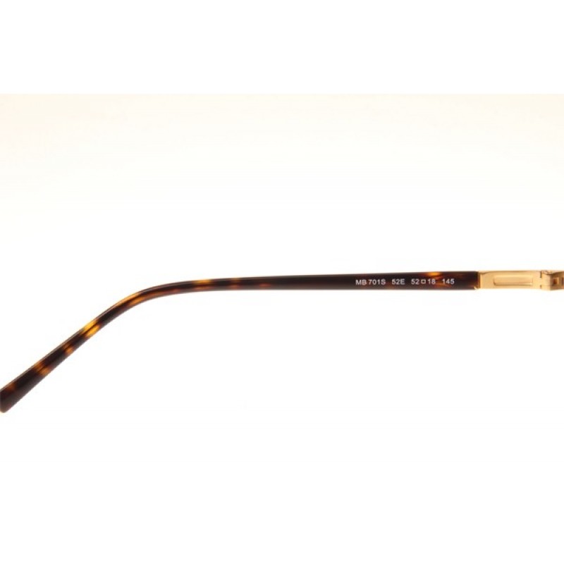 Mont Blanc MB701S Eyeglasses In Tortoise Gold