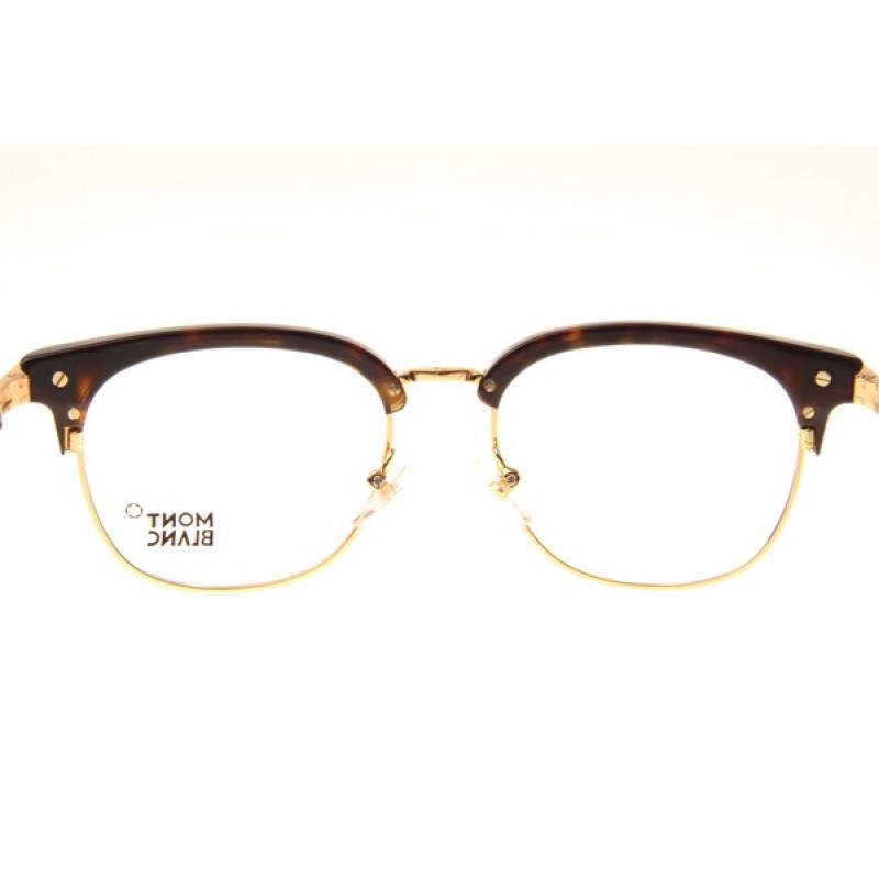 Mont Blanc MB701S Eyeglasses In Tortoise Gold