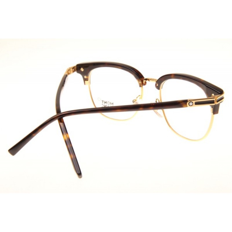 Mont Blanc MB701S Eyeglasses In Tortoise Gold