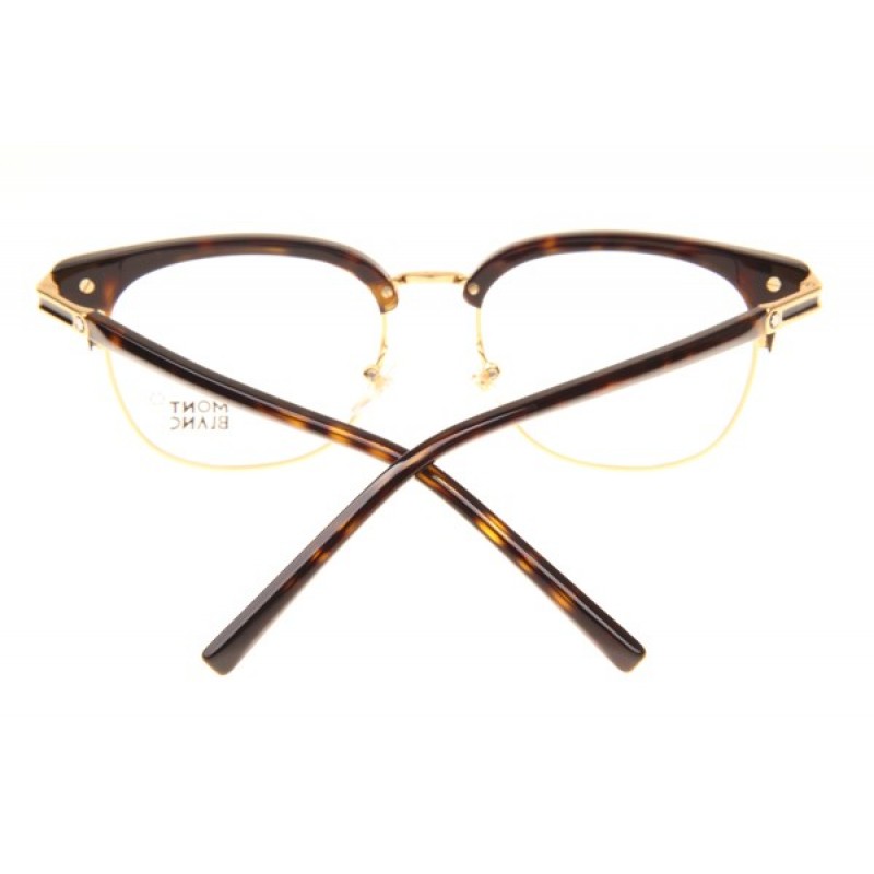 Mont Blanc MB701S Eyeglasses In Tortoise Gold