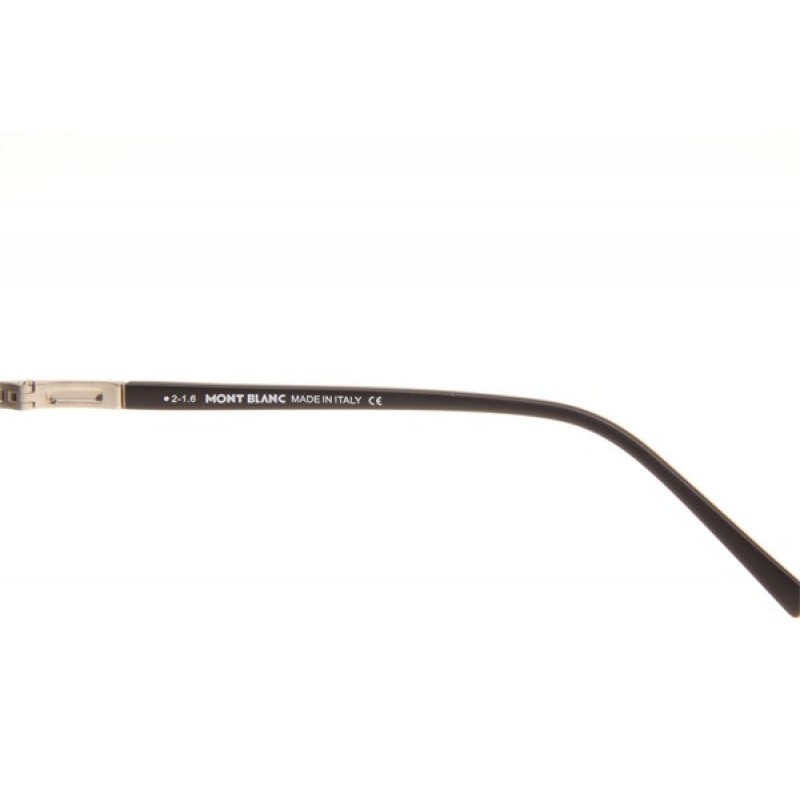 Mont Blanc MB701S Eyeglasses In Black Silver