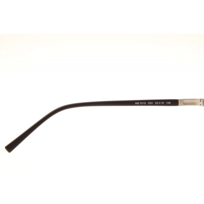 Mont Blanc MB701S Eyeglasses In Black Silver