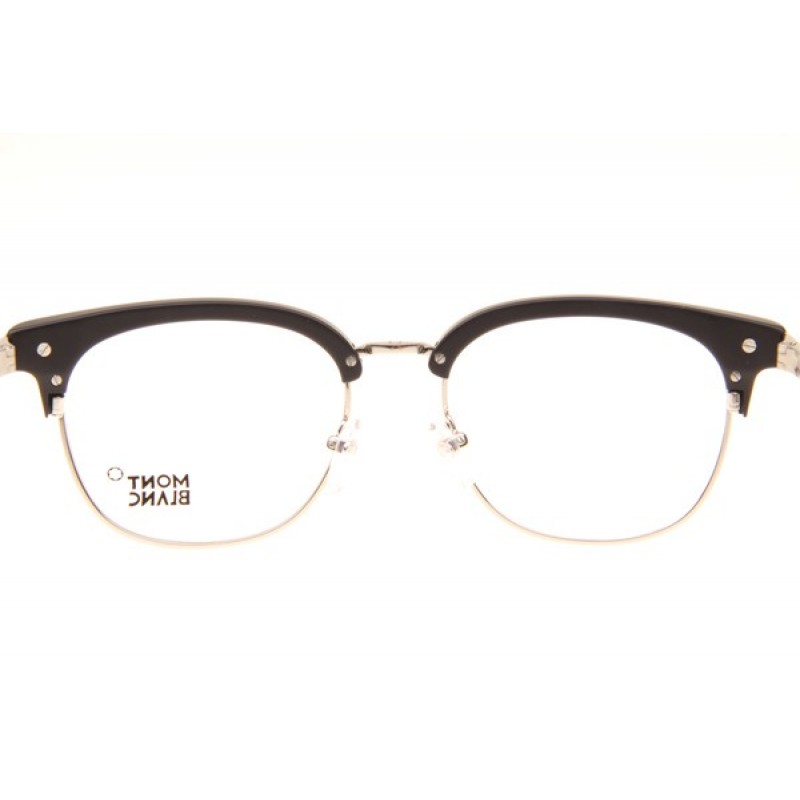 Mont Blanc MB701S Eyeglasses In Black Silver