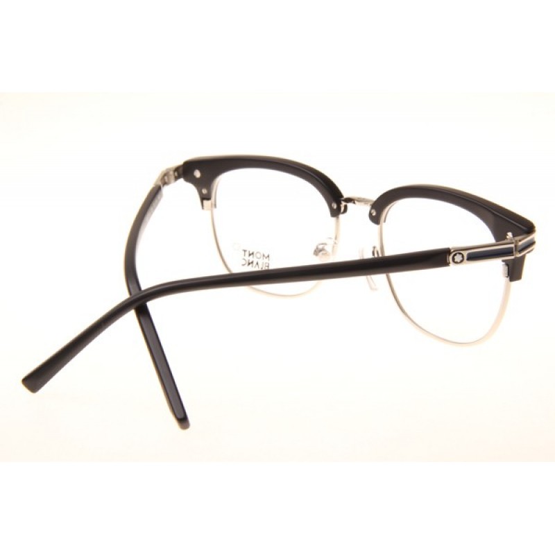 Mont Blanc MB701S Eyeglasses In Black Silver