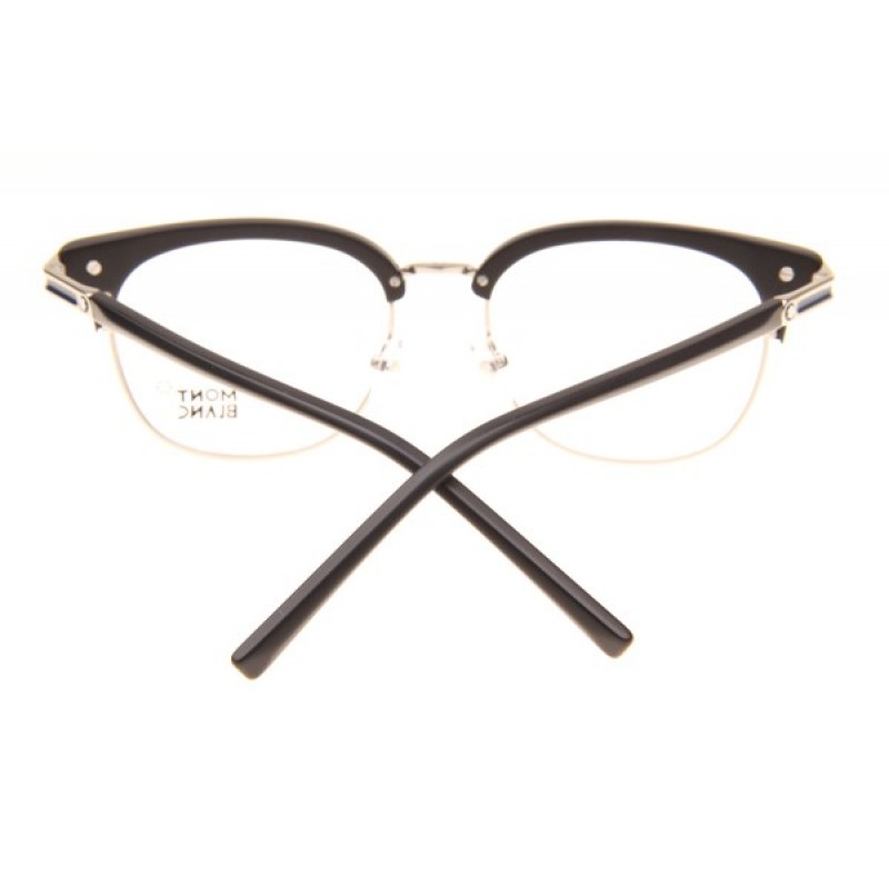 Mont Blanc MB701S Eyeglasses In Black Silver