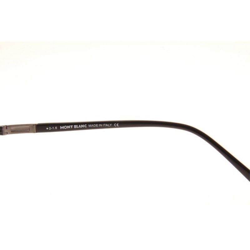 Mont Blanc MB701S Eyeglasses In Black Gunmetal