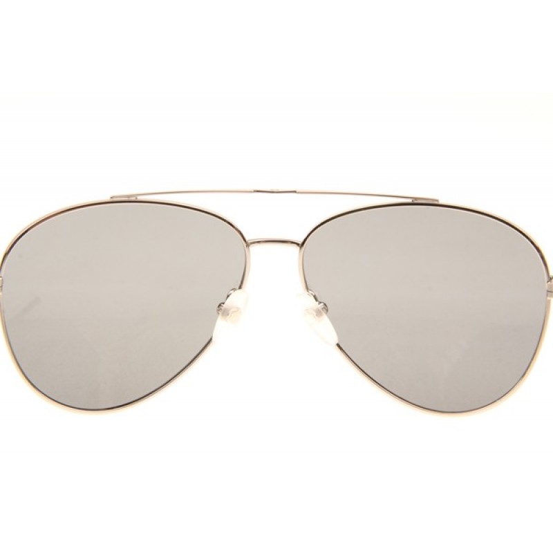 Mont Blanc MB702S Sunglasses In Silver Grey