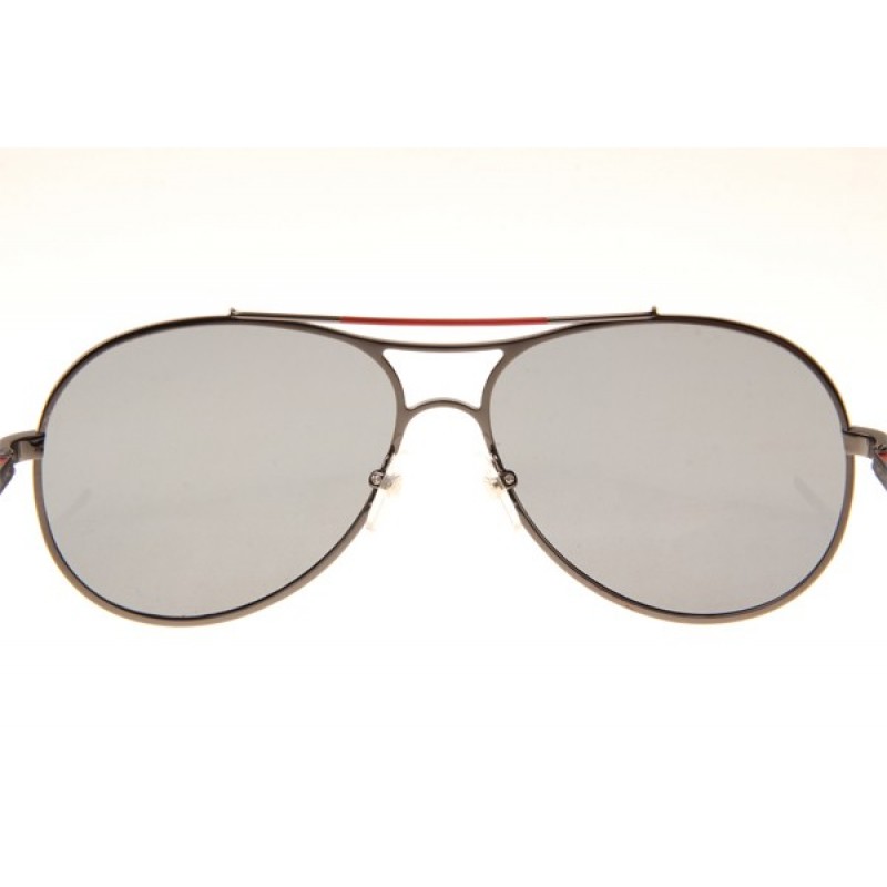 Mont Blanc MB703S Sunglasses In Gunmetal Grey