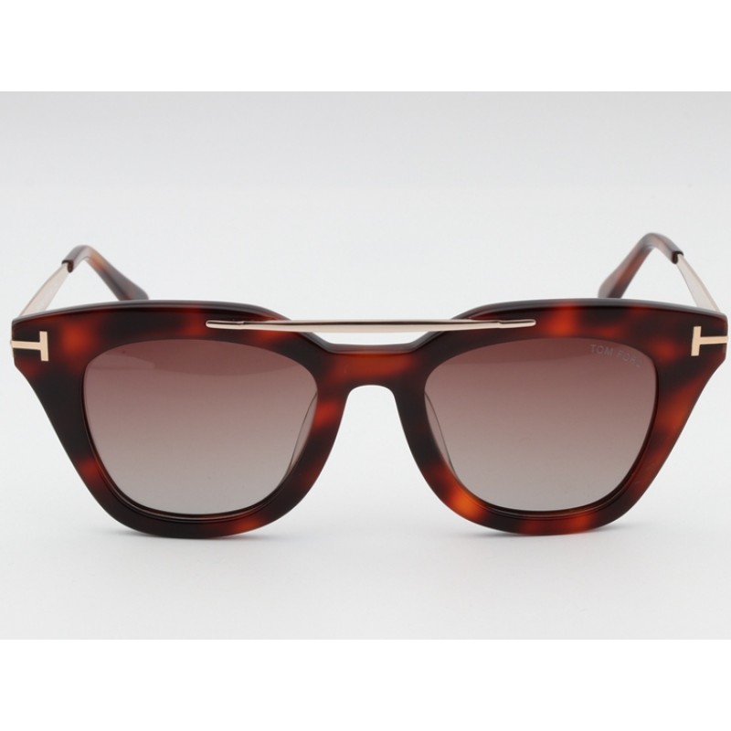 TomFord TF575-F-S Sunglasses In Tortoise Coffee