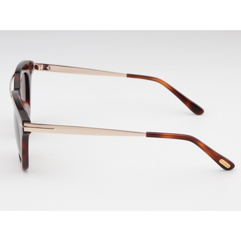 TomFord TF575-F-S Sunglasses In Tortoise Coffee