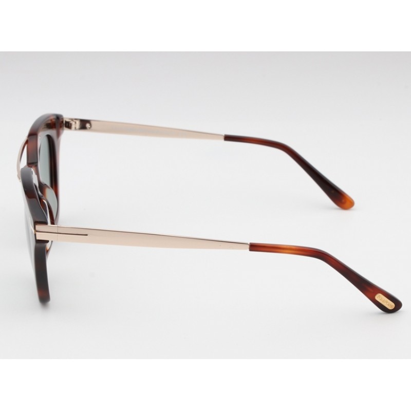 TomFord TF575-F-S Sunglasses In Tortoise Grey