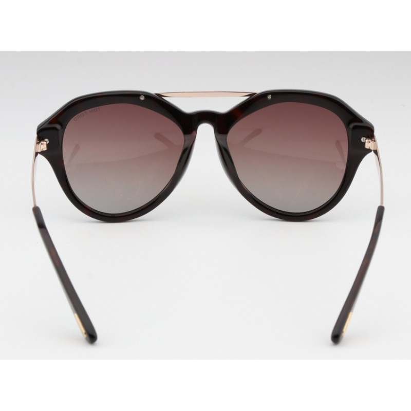 TomFord TF576-F-S Sunglasses In Brown