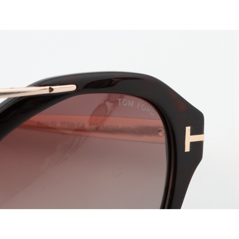 TomFord TF576-F-S Sunglasses In Brown