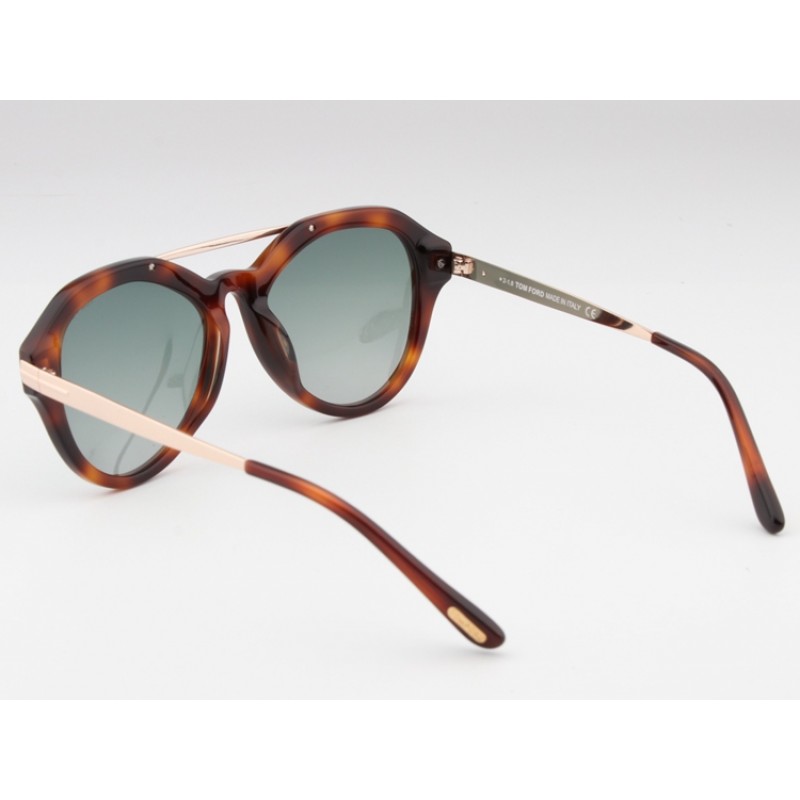 TomFord TF576-F-S Sunglasses In Tortoise Grey
