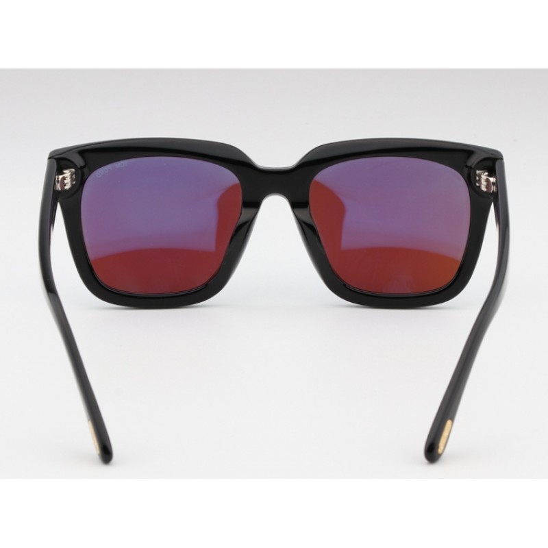 TomFord TF690-F Sunglasses In Black Blue