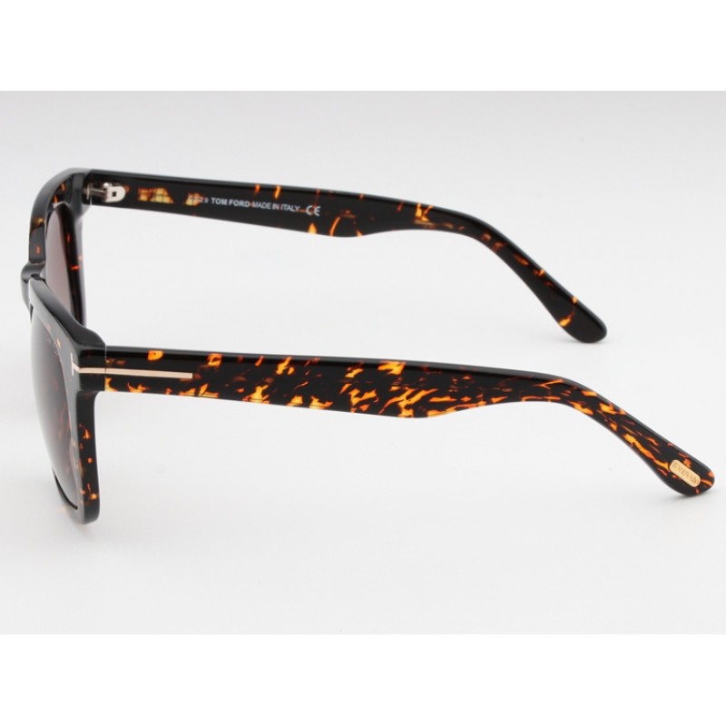 TomFord TF751-F-S Sunglasses In Tortoise 56B
