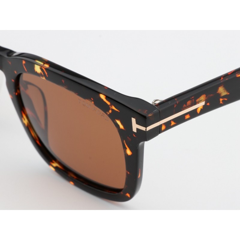 TomFord TF751-N Sunglasses In Tortoise Dax 56B