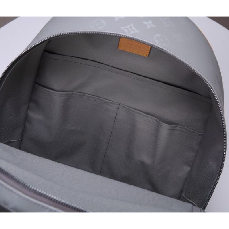 Louis Vuitton Backpack PM Bag Monogram Titanium M43882 Gray Auth Mint Unused LV