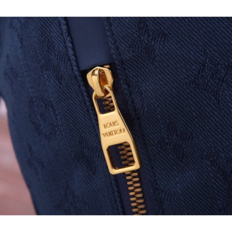 Louis Vuitton Chalk Backpack Monogram Denim M44617 New