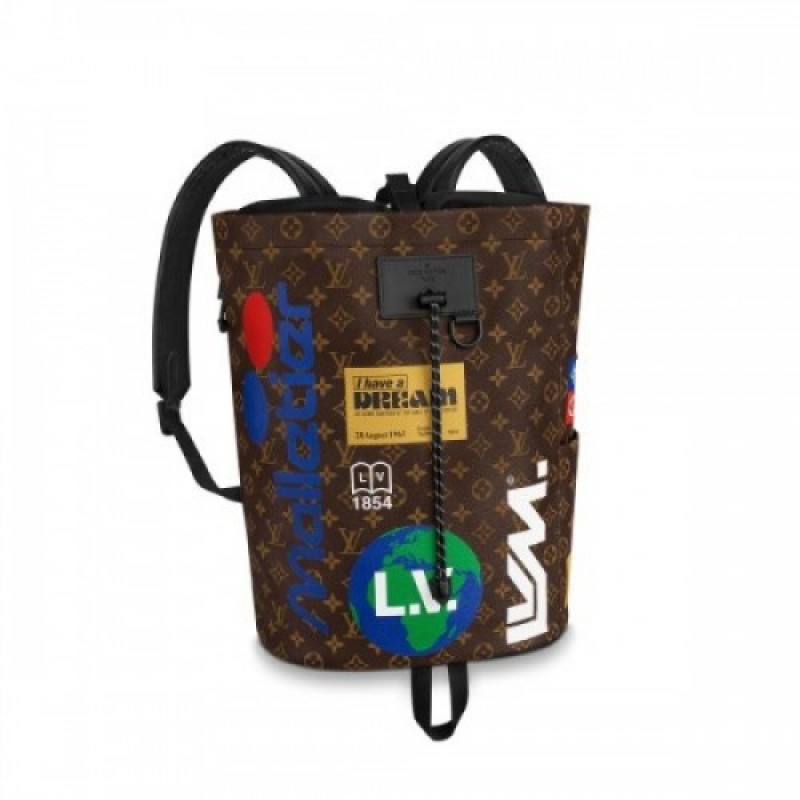 Louis Vuitton LV Chalk Backpack M44615 Ladies Top ...