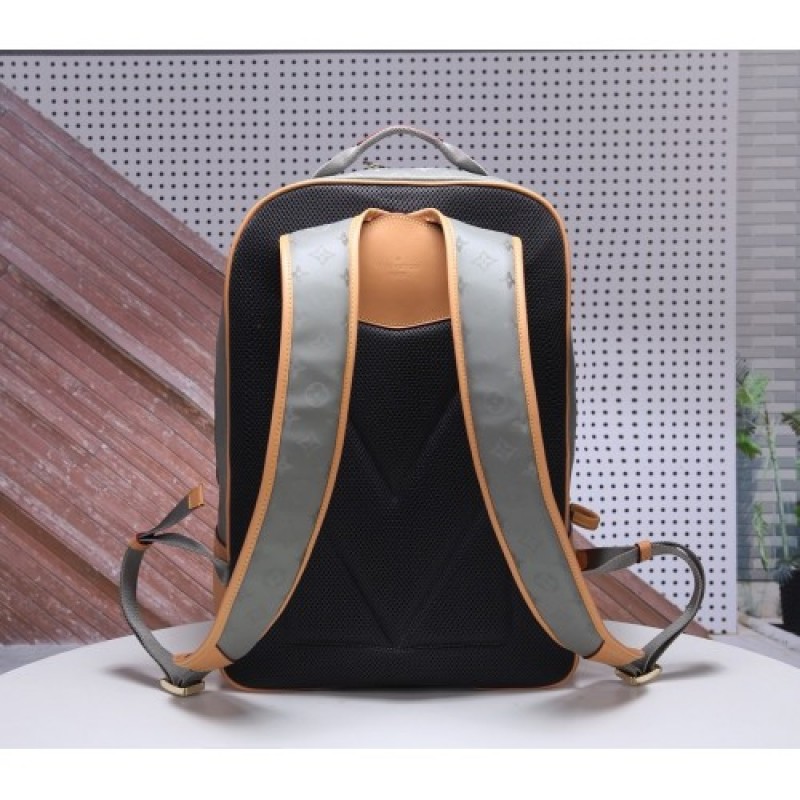 Louis Vuitton Monogram Titanium Backpack GM M43881