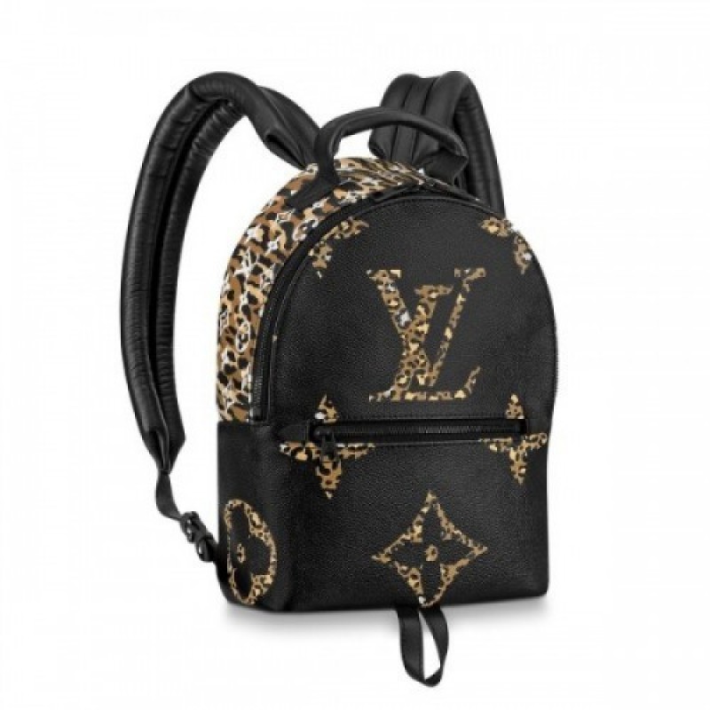 LOUIS VUITTON Palm Springs PM Bag Backpack Jungle Monogram Leopard M44718