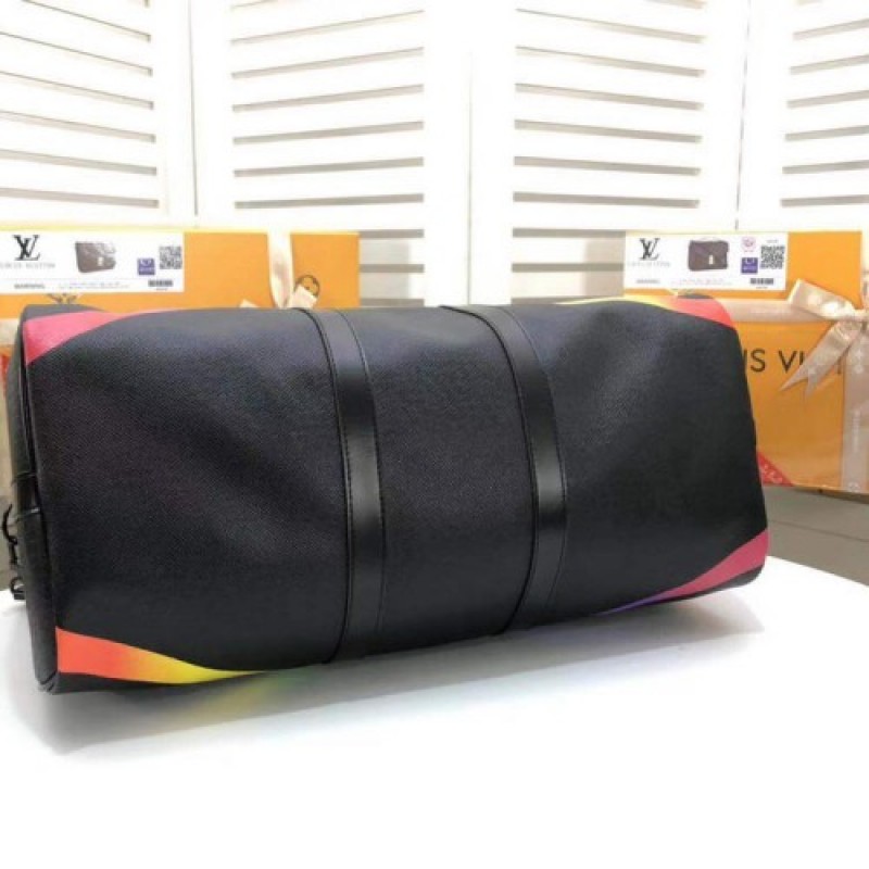 Louis Vuitton Keepall 50 Taiga Rainbow BANDOULIERE Bag M30345