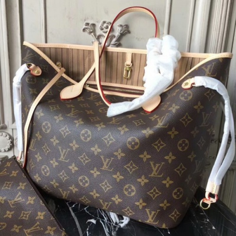 Louis Vuitton Classic Monogram pattern Neverfull MM mother-and-child M40995 