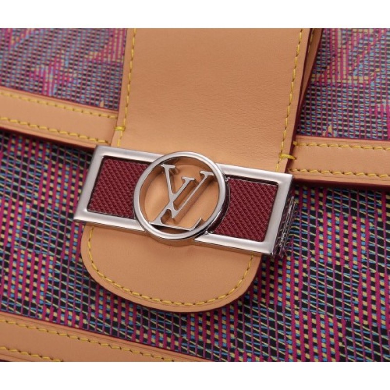 Louis Vuitton LV Dauphine MM with Pink Monogram Pop Print M55452