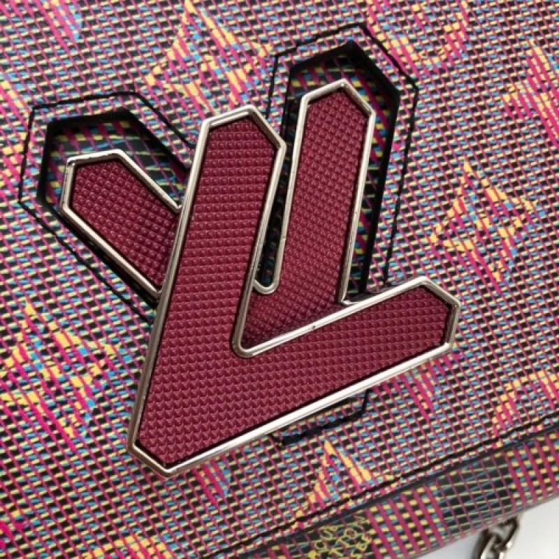 Louis Vuitton LV Twist MM Monogram LV Pop print Pink M55480